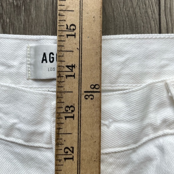 NWT AGOLDE Fran Low Slung Straight Jeans in Milkshake Size‎ 31 - Picture 11 of 14